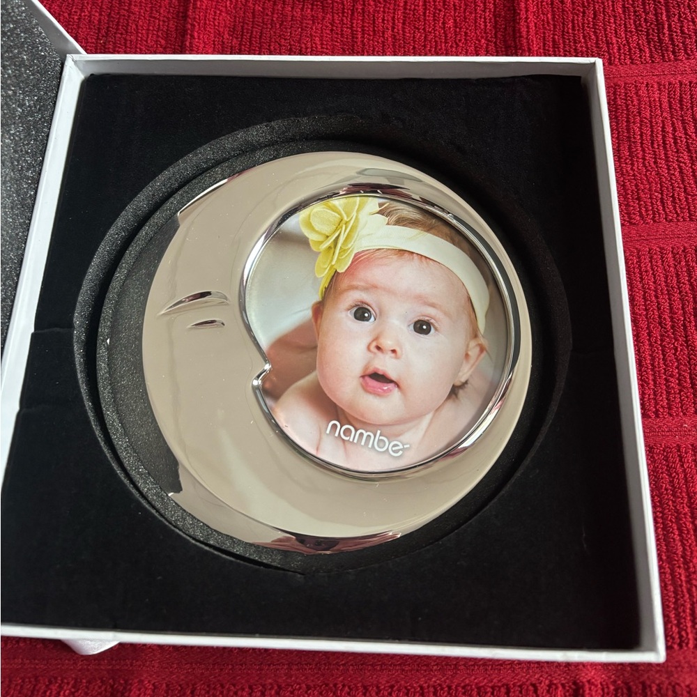 Nambé Baby Moon Frame silver-plated